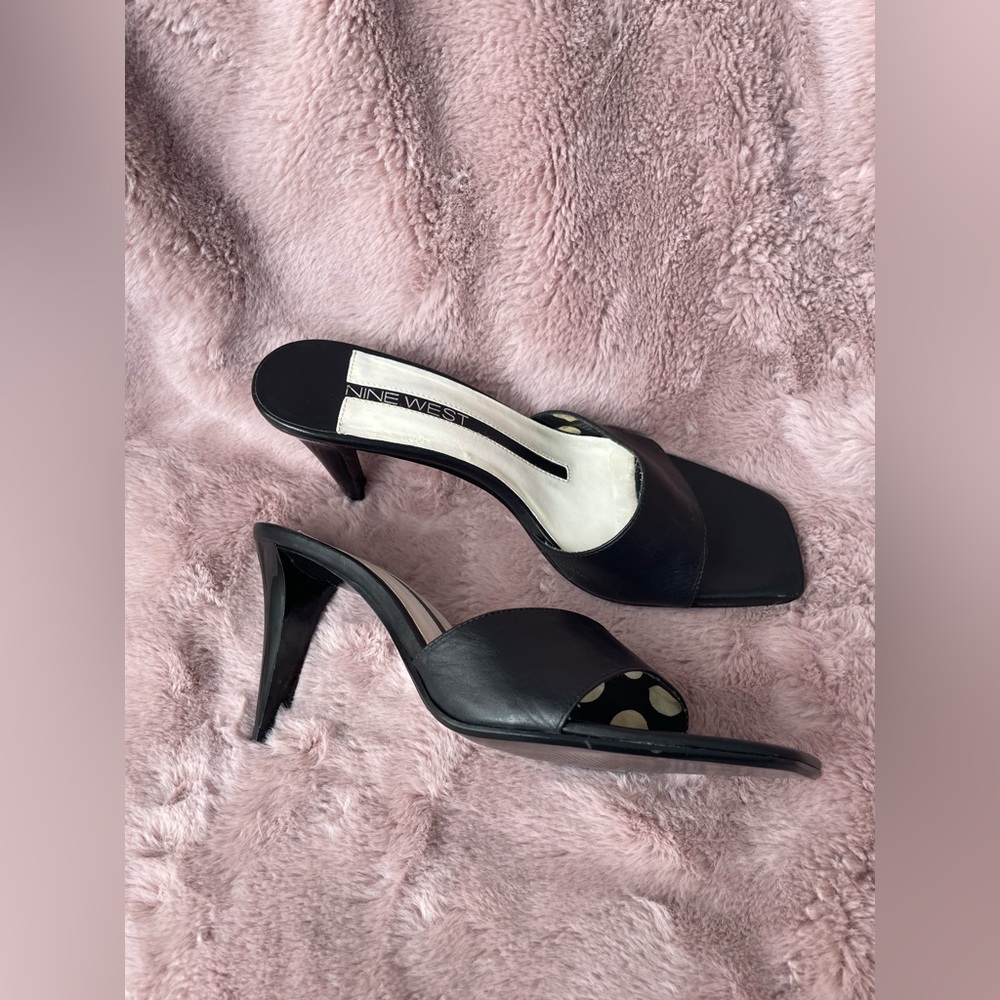 Nine West Sandals Mules Sz 6.5M